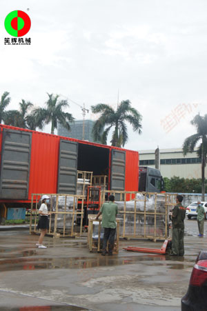 上海客戶大批蔬果加工處理機(jī)械按期裝車(chē)出貨!